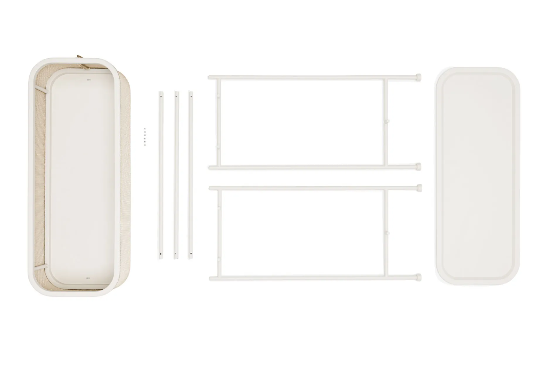 Adoreganizer Multifunktionaler Beistelltisch, beige, 65.5x29x76.5 cm