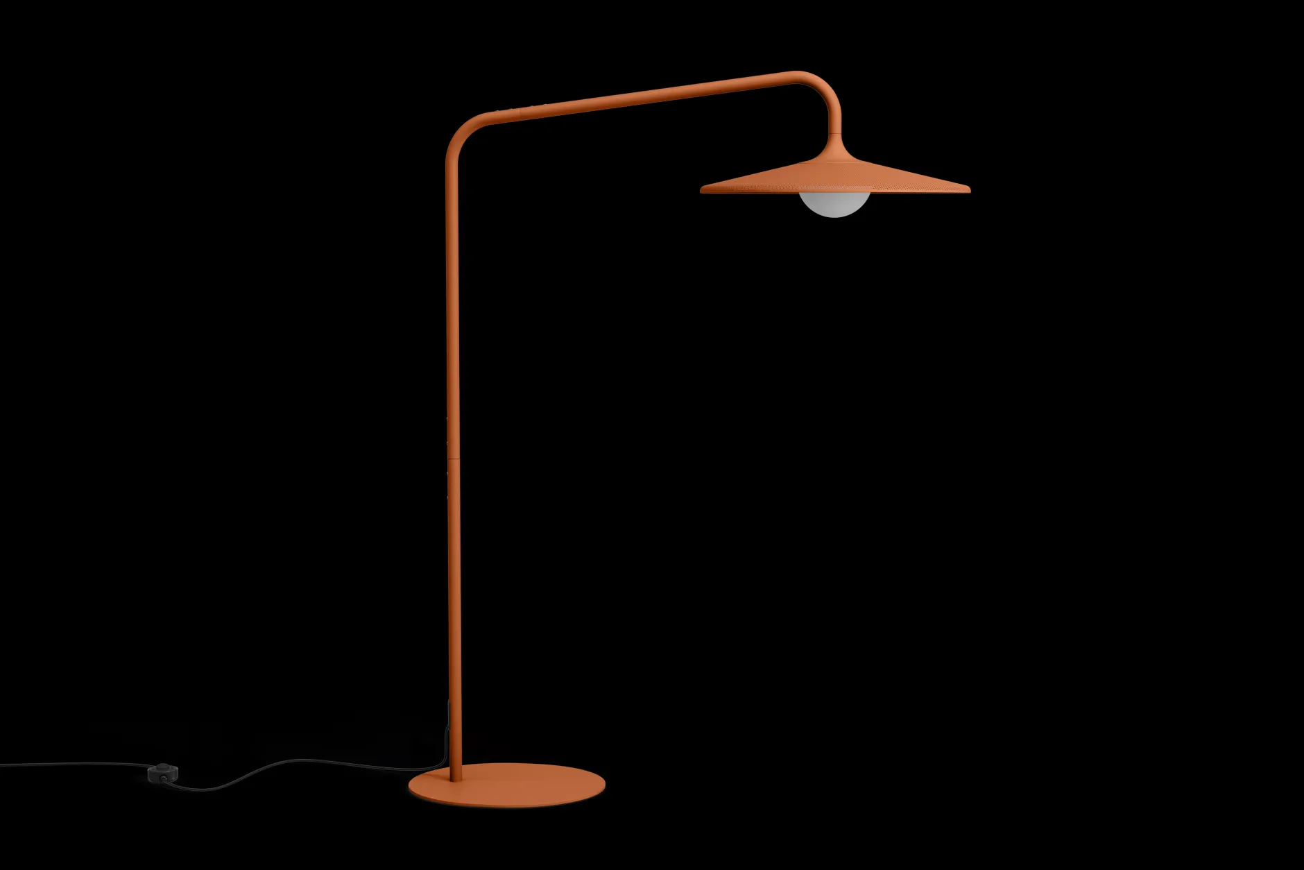Archigrande Outdoor-stehleuchte, rot, 180x84x233 cm