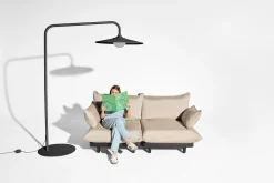 Archigrande Outdoor-stehleuchte, schwarz, 180x84x233 cm