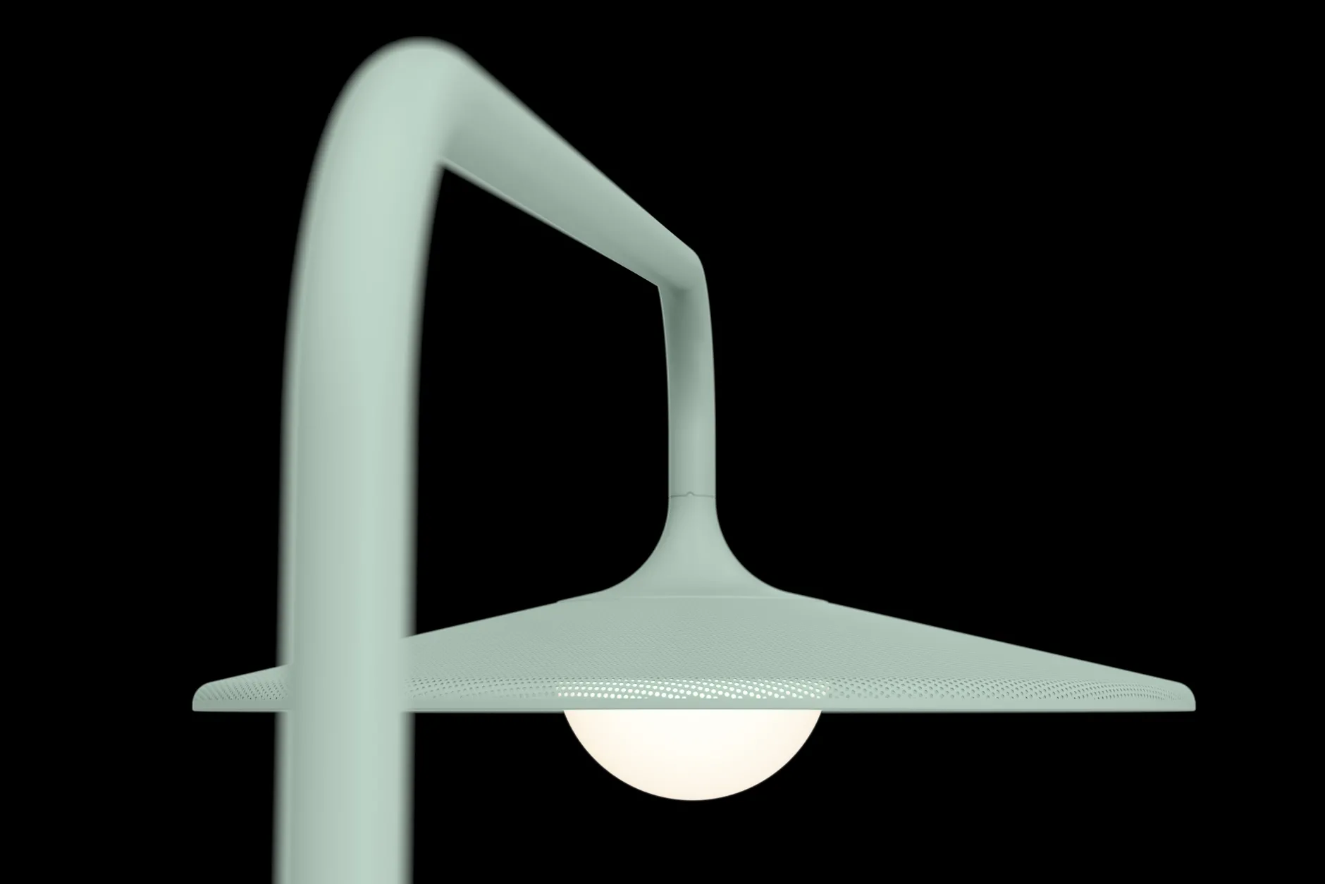 Archigrande Outdoor-stehleuchte, grün, 180x84x233 cm