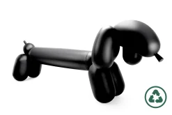 Attackle! Kleine Gartenbank, schwarz, 195x55x77.5 cm