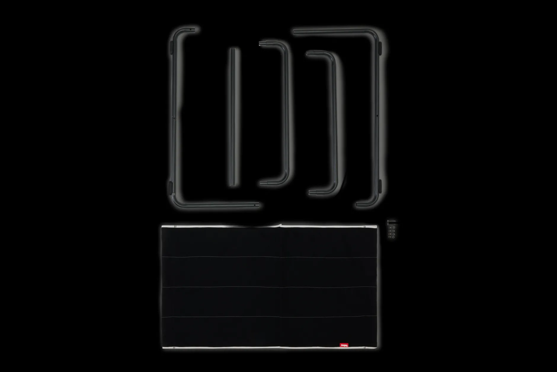 Beanbase Sitzsack-Stuhl, schwarz,cm