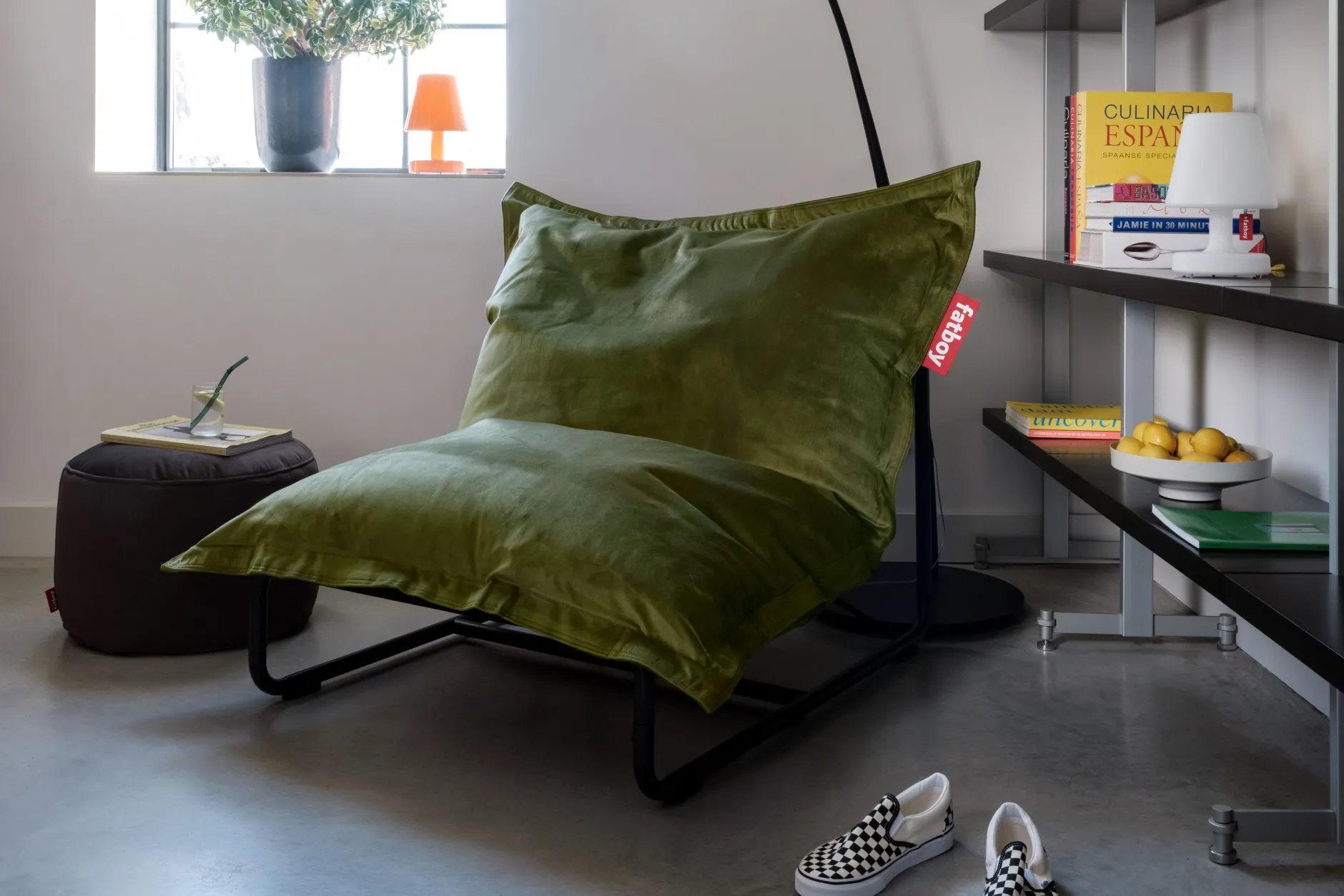 Beanbase Sitzsack-Stuhl, schwarz,cm