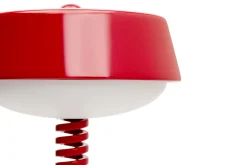 Bellboy Kabellose Tischlampe, rot, 18x18x30 cm