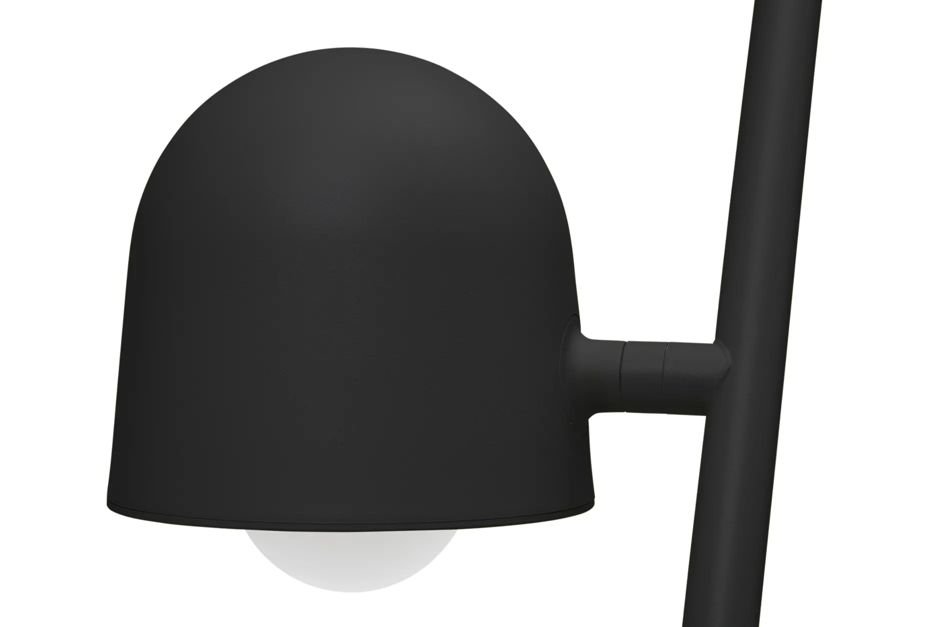 Big Lebow Arc lamp, schwarz, 186x234 cm
