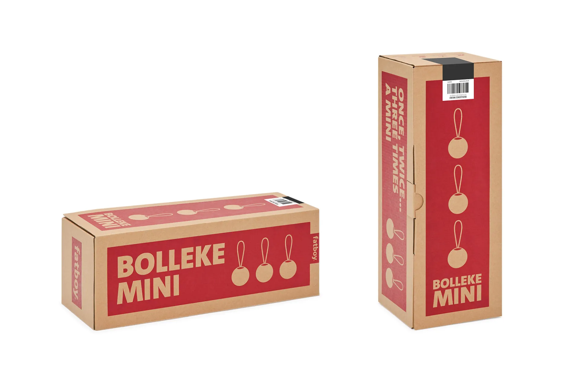 Bolleke Mini set (3 pcs) Kleine wiederaufladbare Lampen, schwarz, 12x12 cm