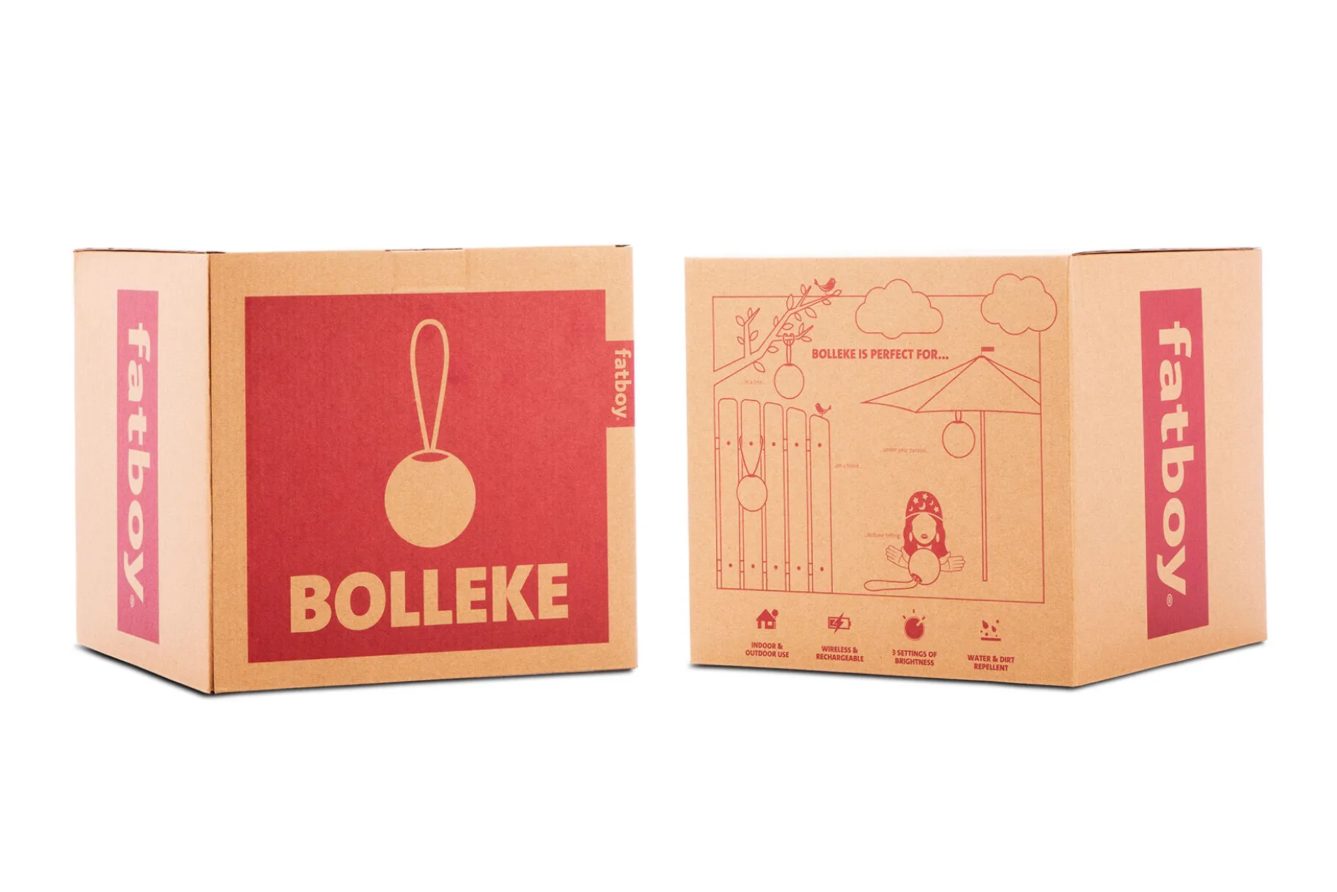 Bolleke Wiederaufladbare Lampe, grün, 20x20x20 cm