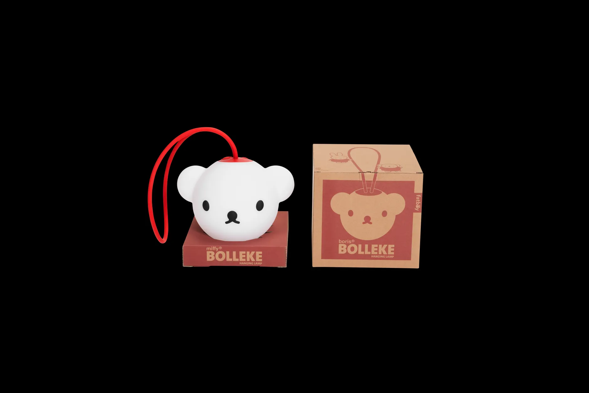 Bolleke x Boris Miffy Lampe Boris, 20x20x20 cm