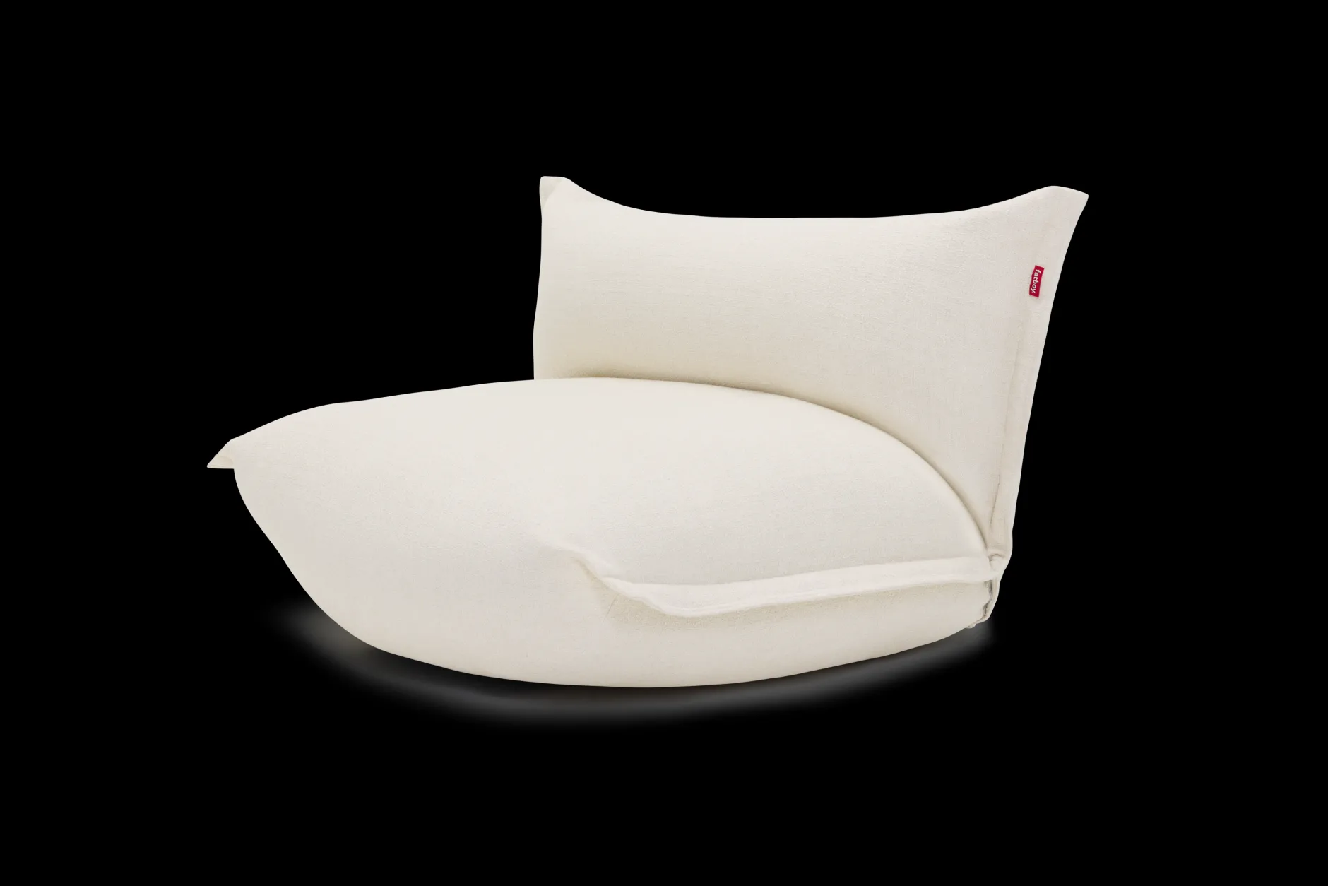 BonBaron Slim Boucle Loungesessel, beige, 102x85x75 cm