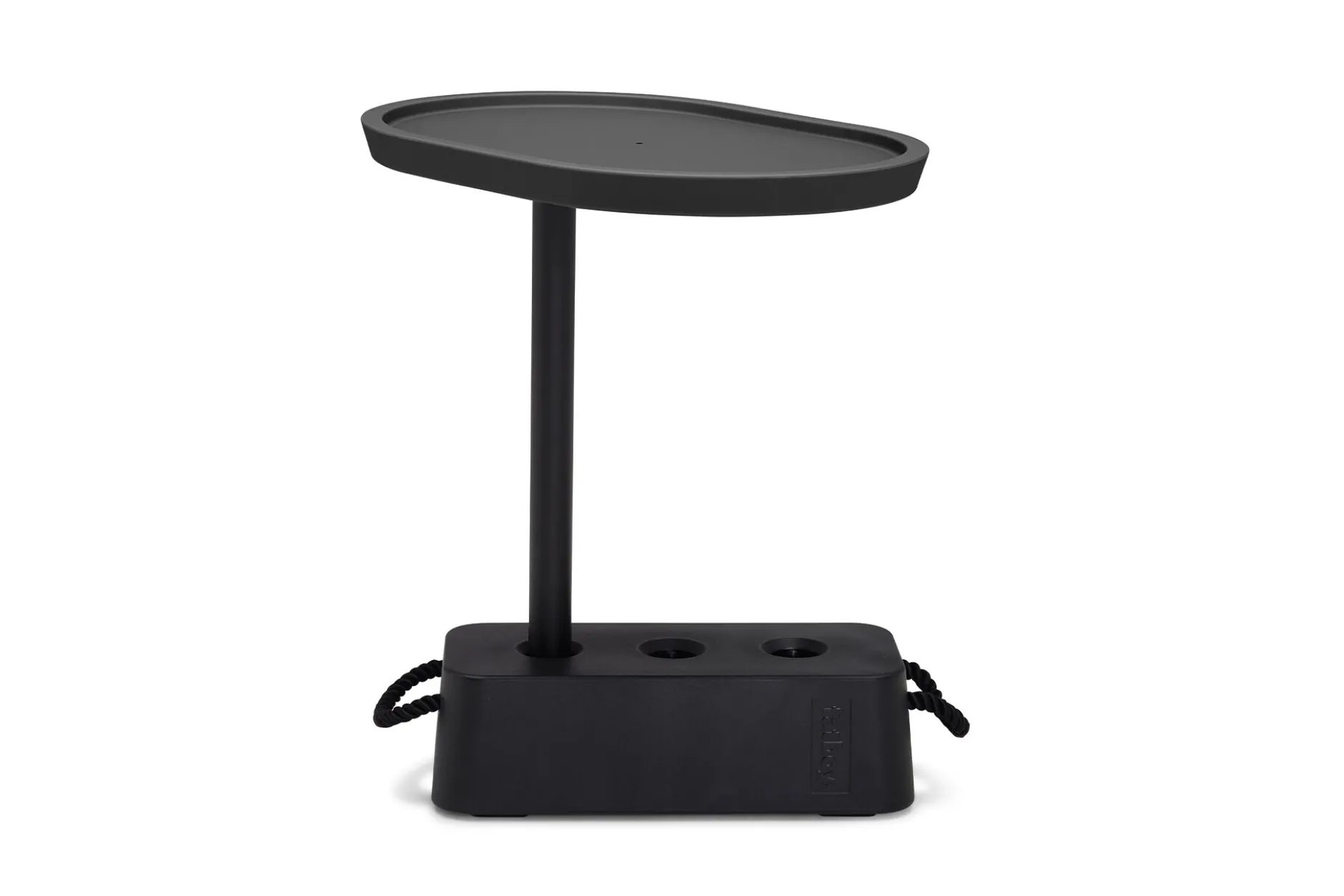 Brick Table Outdoor-Beistelltisch, schwarz, 56x39x63.5 cm