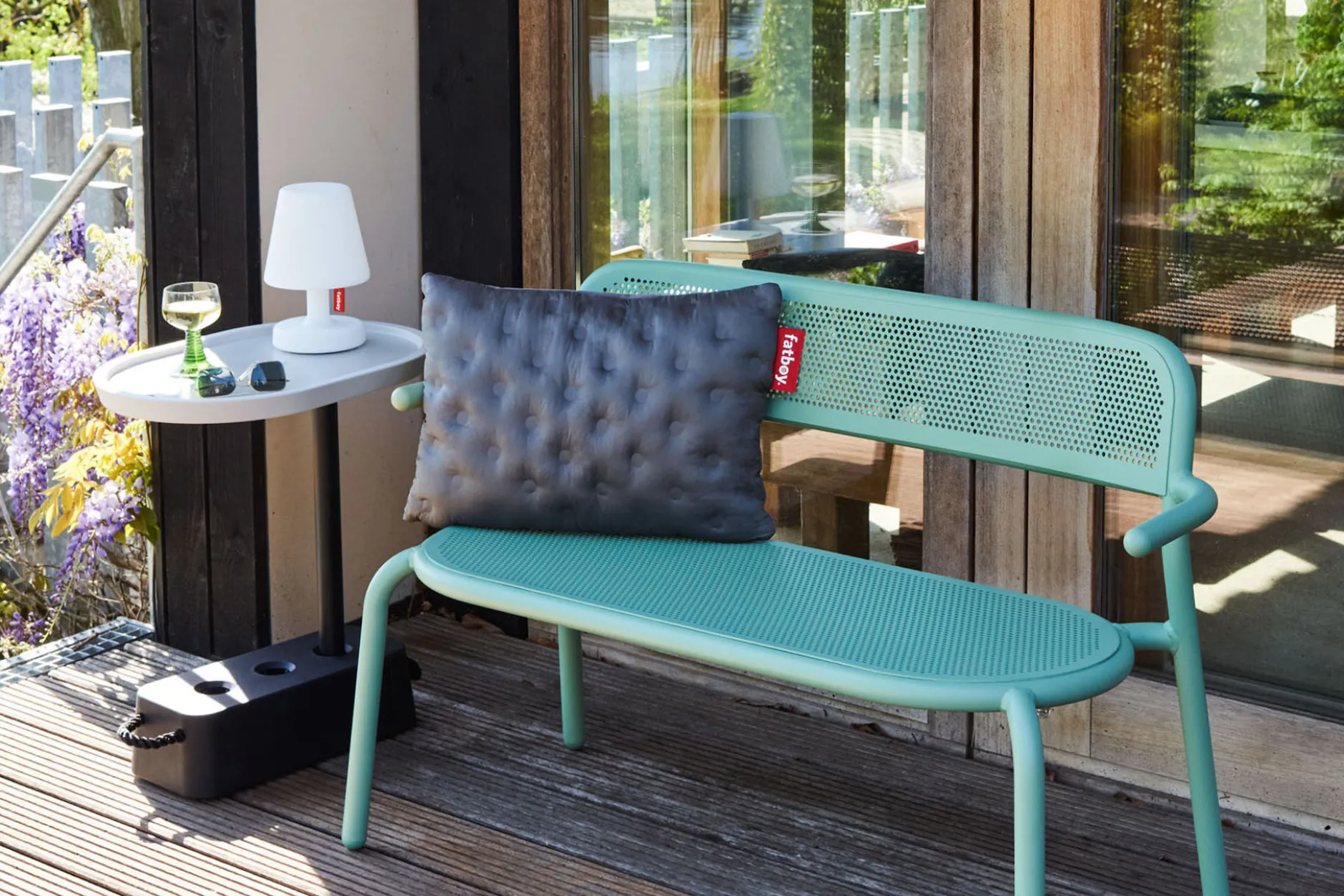 Brick Table Outdoor-Beistelltisch, 56x39x63.5 cm