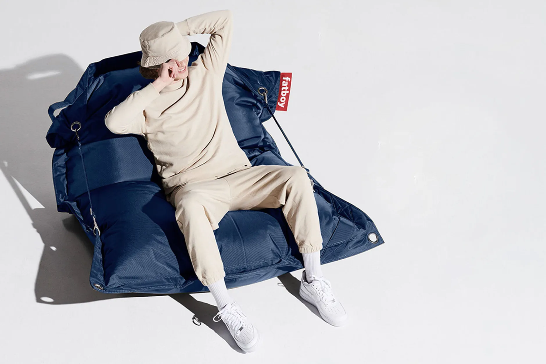 Buggle-Up Sitzsack, blau, 137x185 cm
