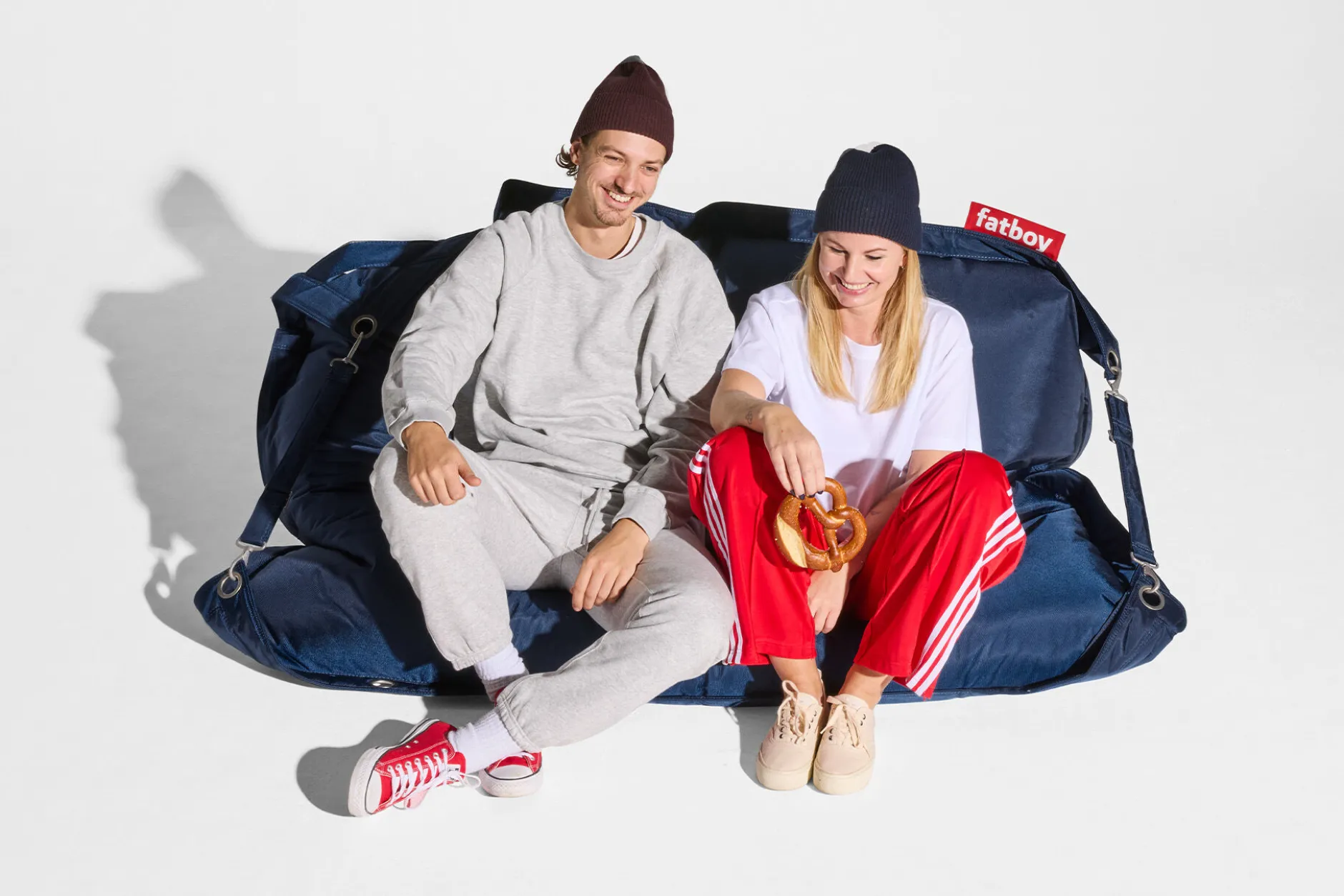 Buggle-Up Sitzsack, blau, 137x185 cm