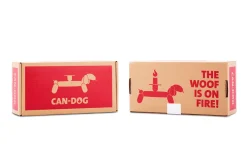 Can-Dog Kerzenhalter, blau, 28.5x8.2x10.7 cm
