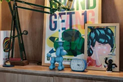 Can-Dolly Kerzenhalter, blau, 16x9.5x20.5 cm