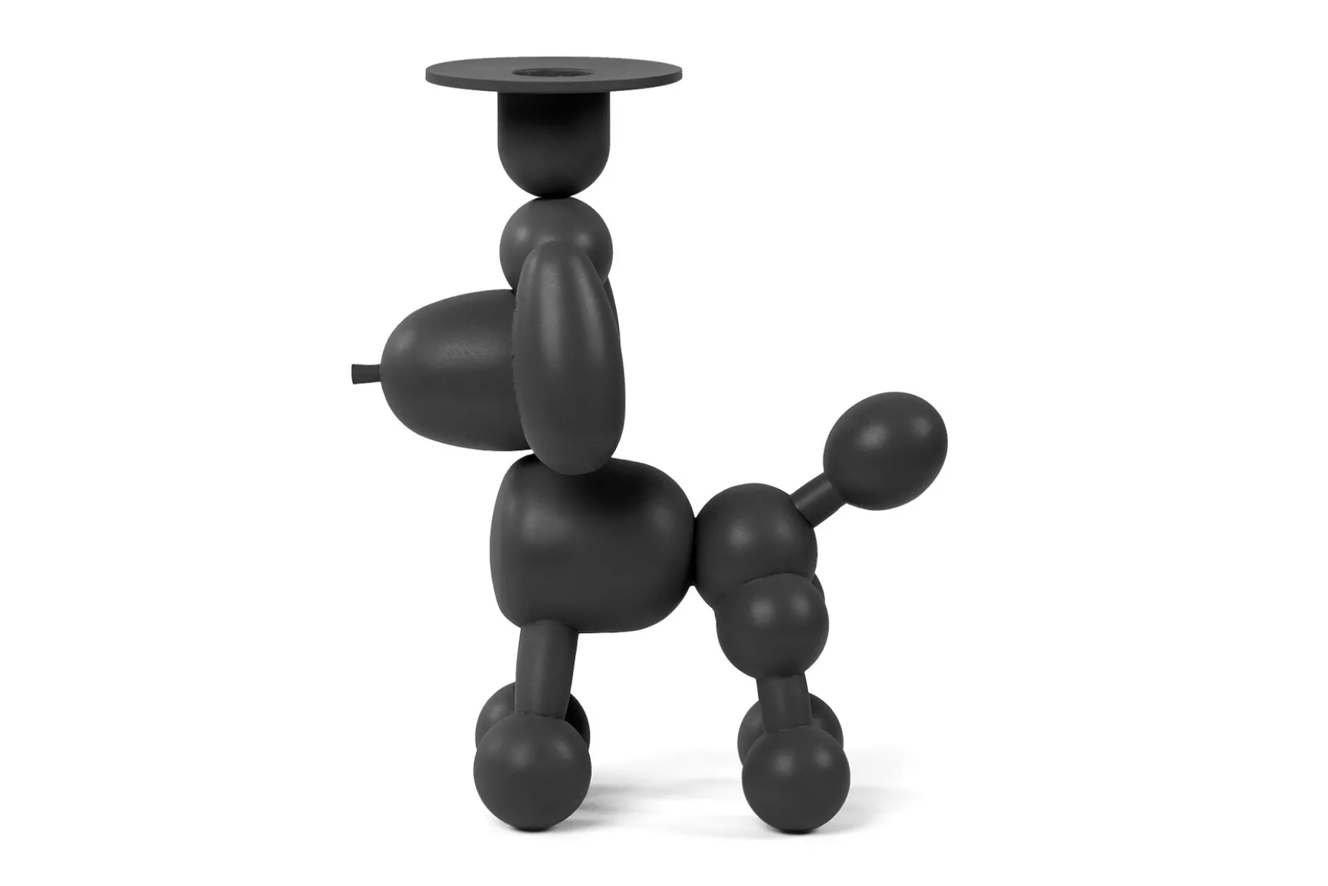 Can-Dolly Kerzenhalter, schwarz, 16x9.5x20.5 cm