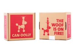 Can-Dolly Kerzenhalter, schwarz, 16x9.5x20.5 cm