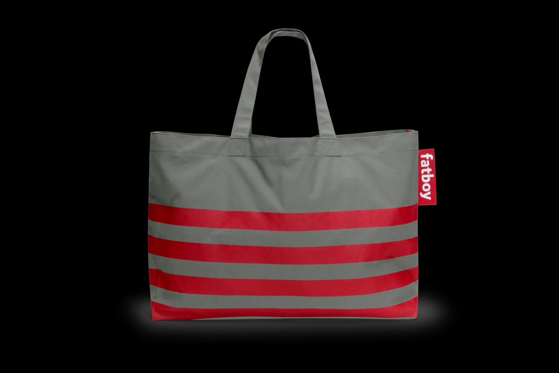 Carry-Too-Much-Bag Canvas Große Canvas-Tasche, grau, 70x50 cm