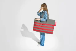 Carry-Too-Much-Bag Canvas Große Canvas-Tasche, grau, 70x50 cm
