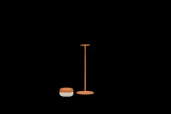 Cheerio Kabellose Tischlampe, orange, 8x8x25.8 cm