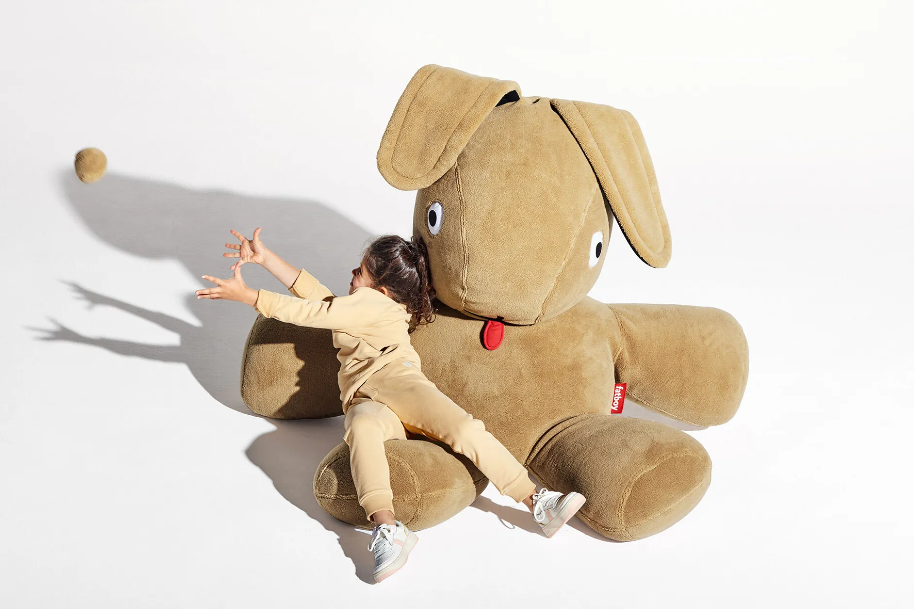 Co9 XS Teddy Kuschelkaninchen, braun, 180x150x50 cm