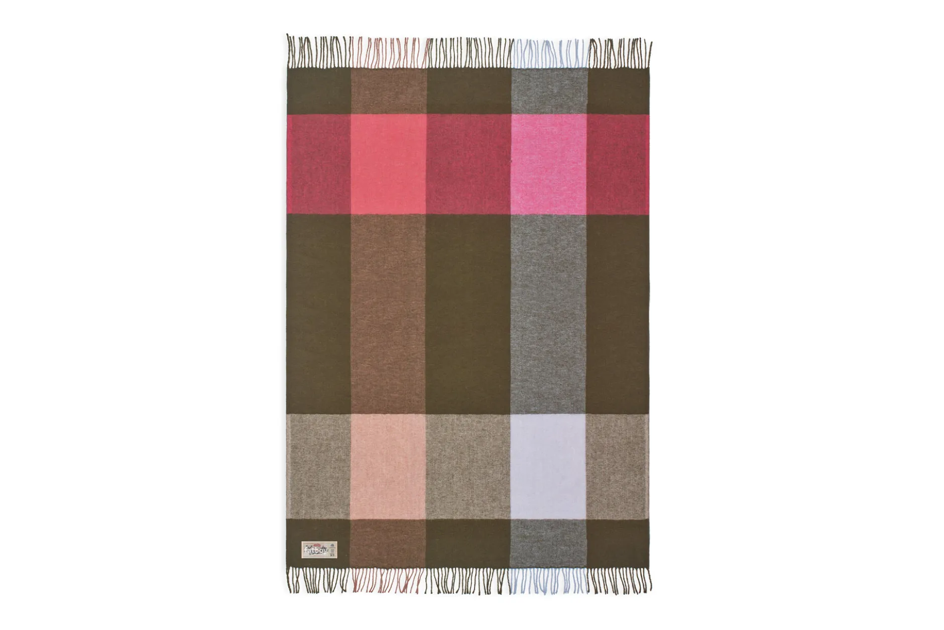 Colour Blend Blanket Wolldecke, orange, 130x185 cm