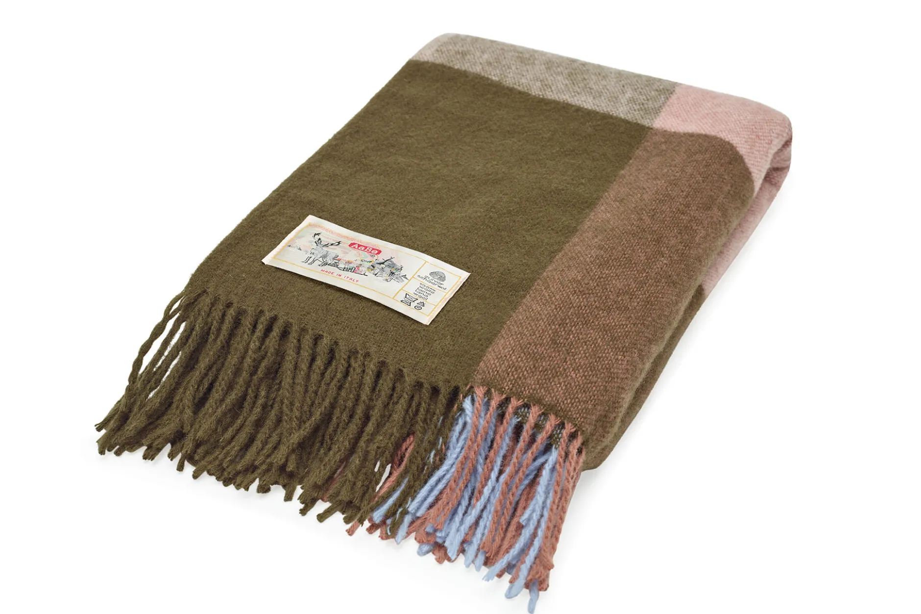 Colour Blend Blanket Wolldecke, orange, 130x185 cm