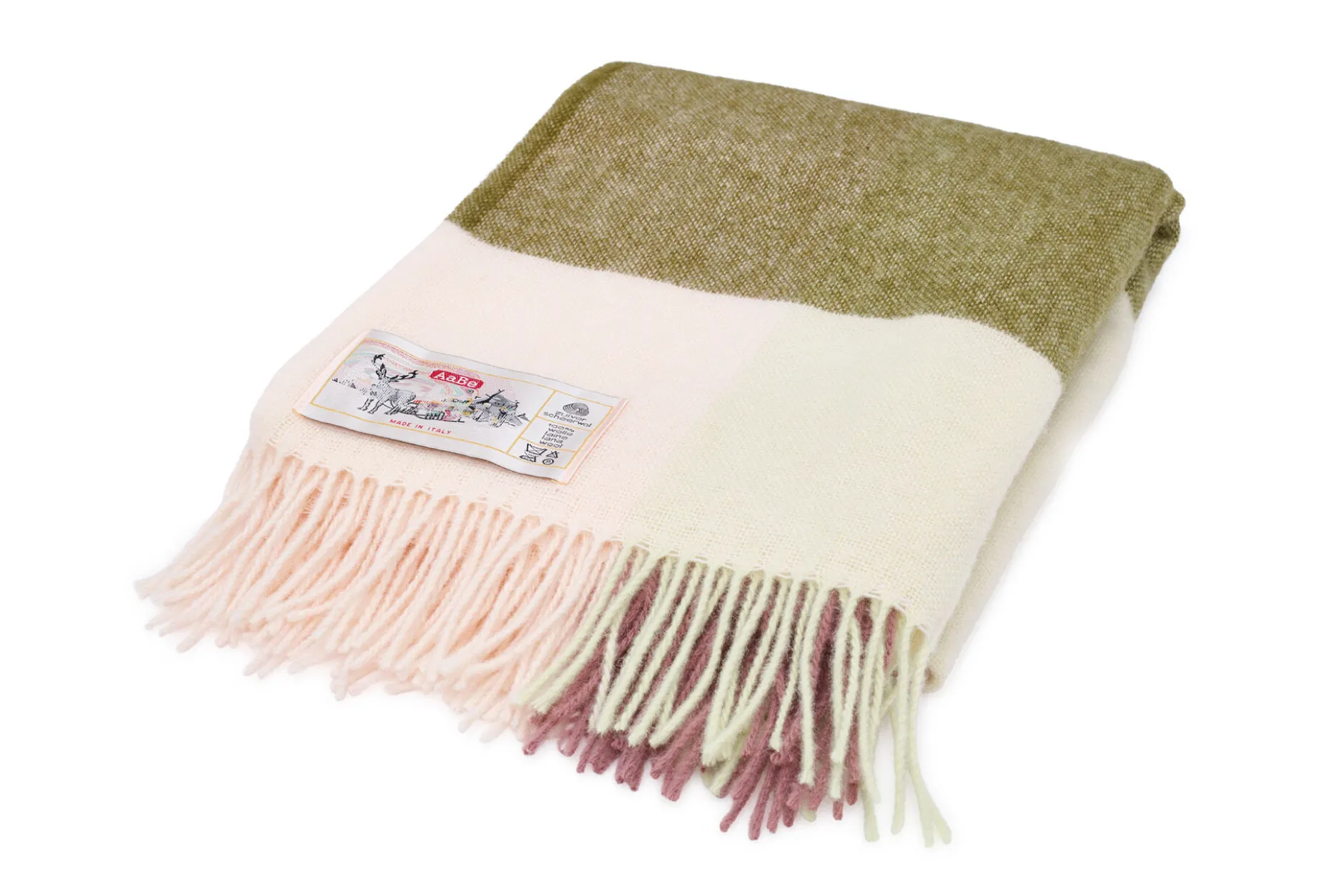 Colour Blend Blanket Wolldecke, orange, 130x185 cm