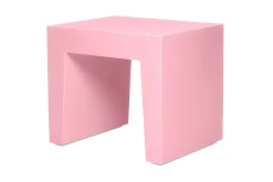 Concrete Seat Outdoor-Hocker, rosa, 40x50x43 cm