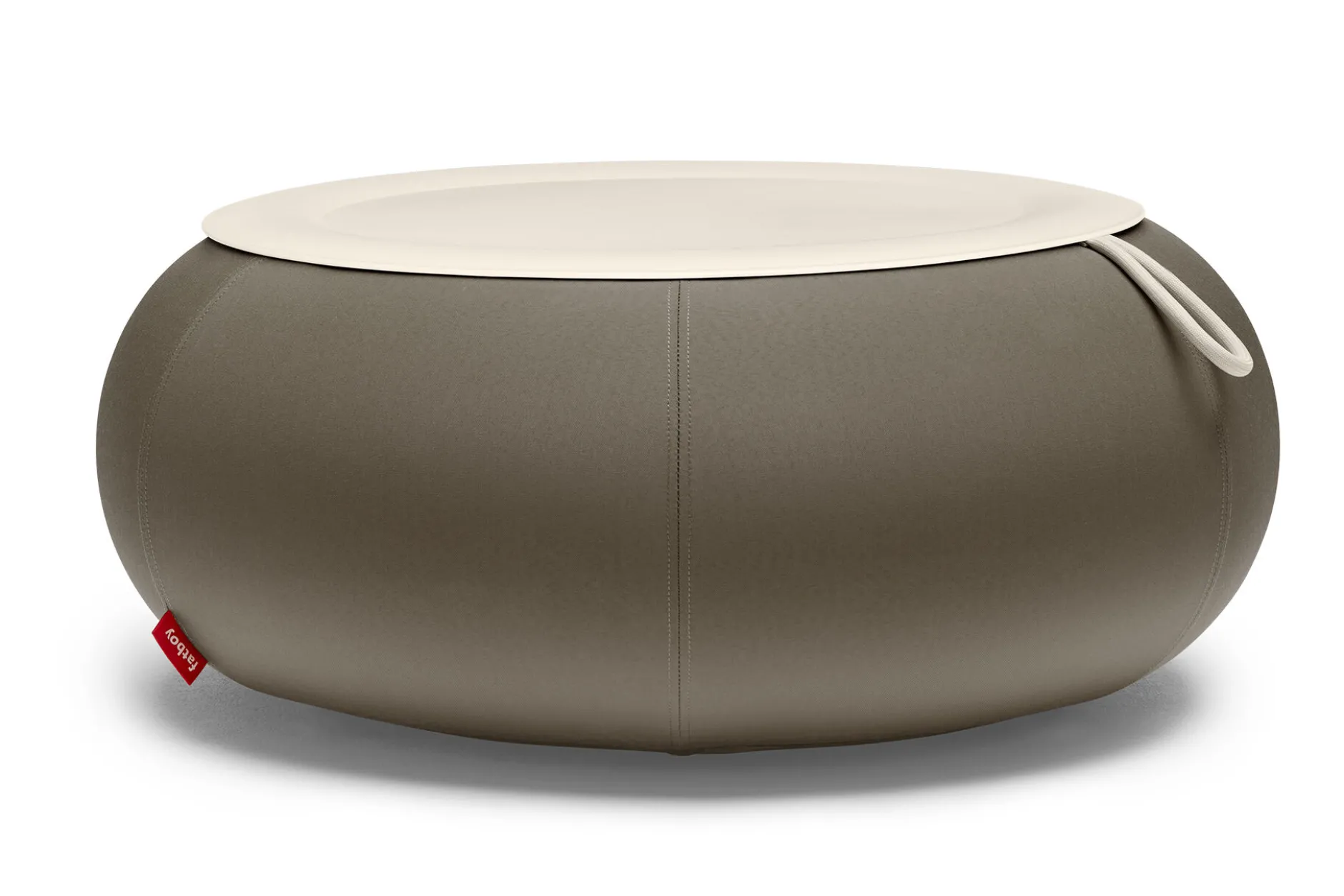 Dumpty Outdoor Outdoor-Beistelltische, grau, 78x78x21 cm