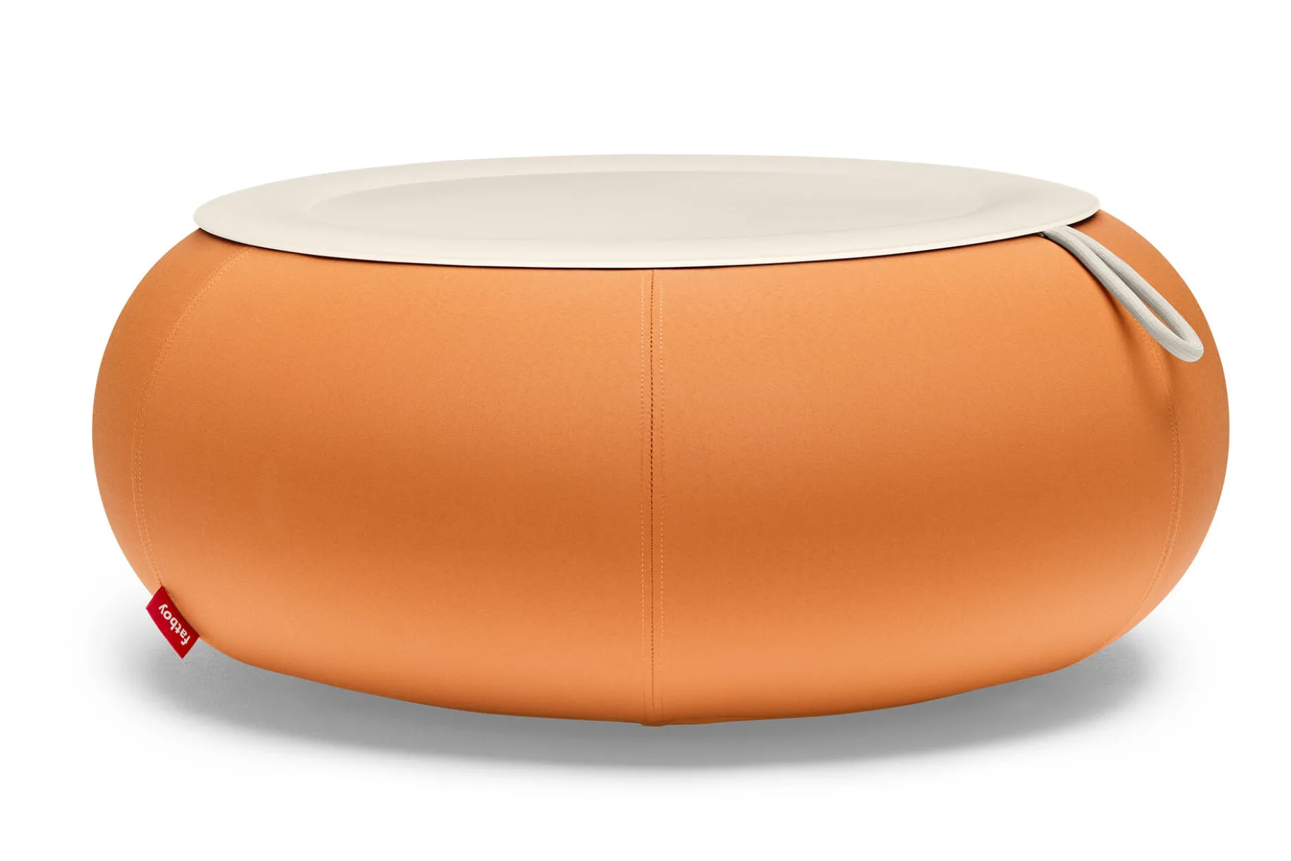 Dumpty Outdoor Outdoor-Beistelltische, orange, 78x78x21 cm