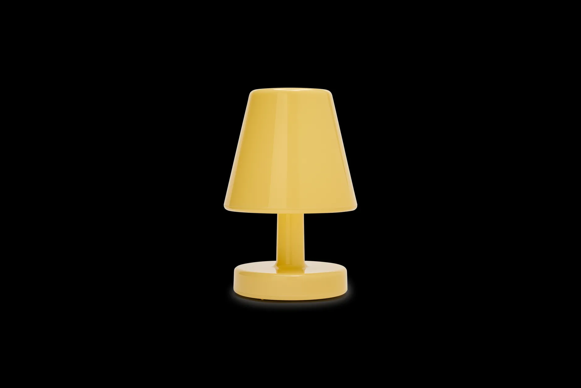 Edison The Ambiance Wiederaufladbare Lampe, gelb, 16.5x16.5x25.3 cm