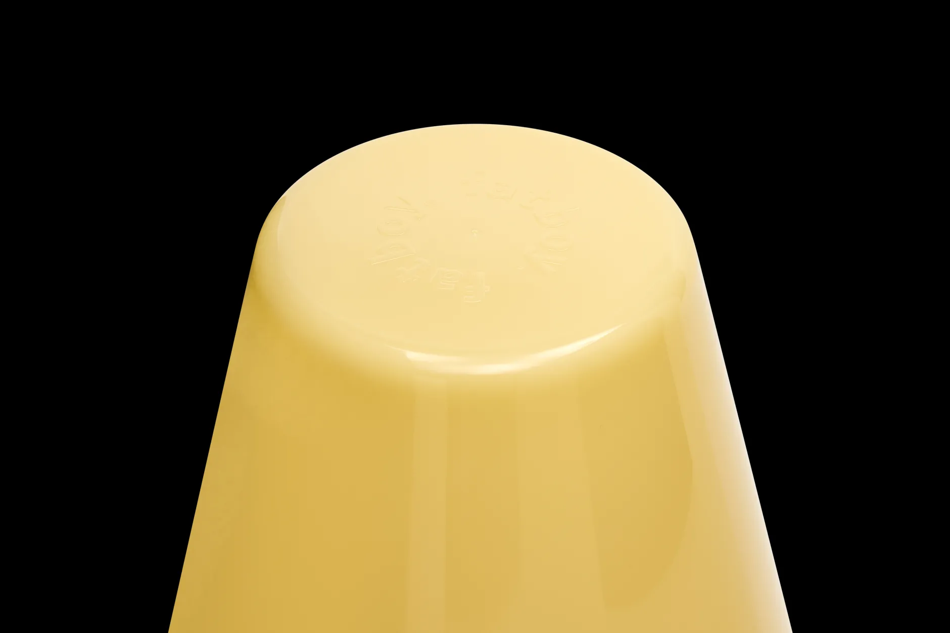 Edison The Ambiance Wiederaufladbare Lampe, gelb, 16.5x16.5x25.3 cm