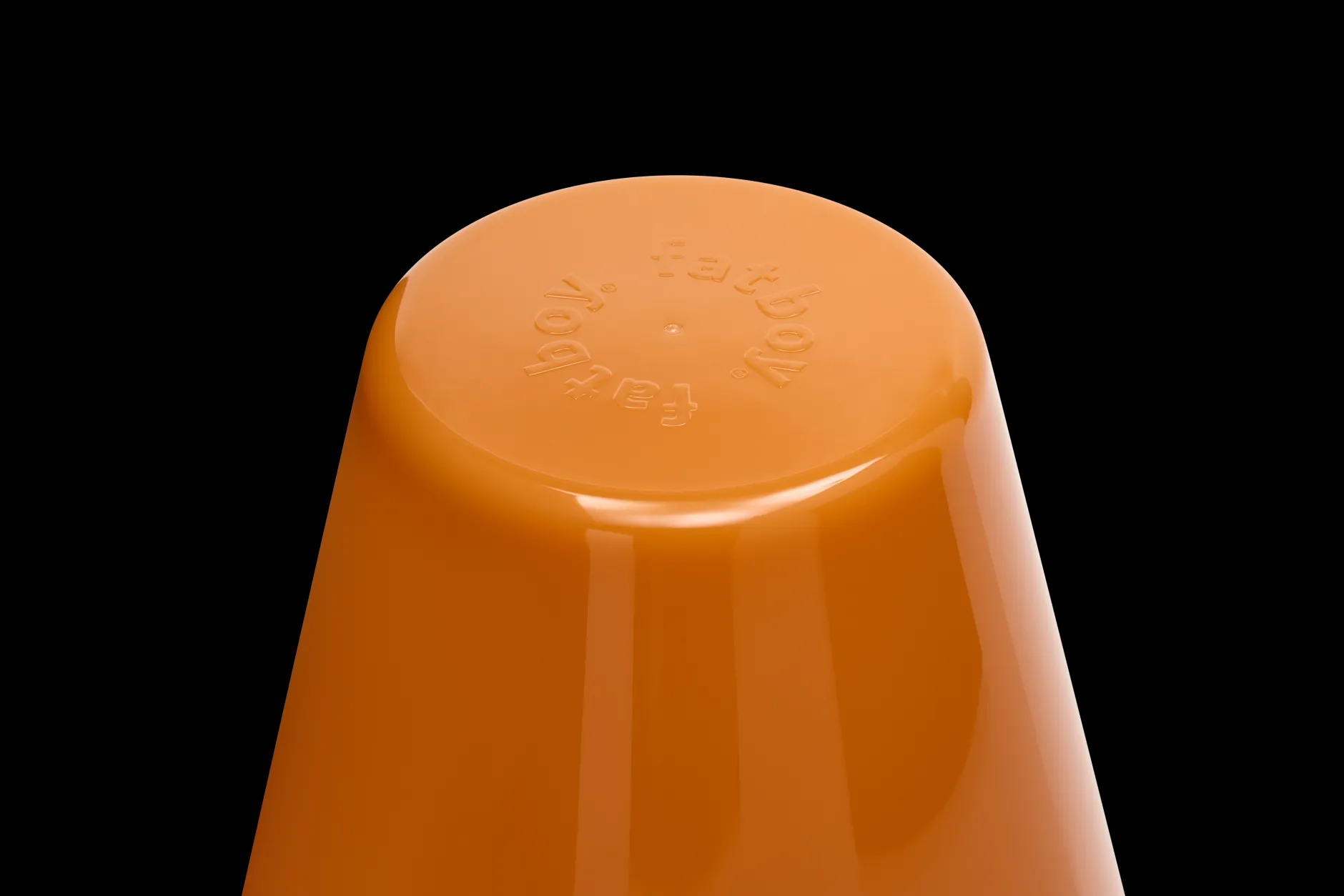 Edison The Ambiance Wiederaufladbare Lampe, orange, 16.5x16.5x25.3 cm