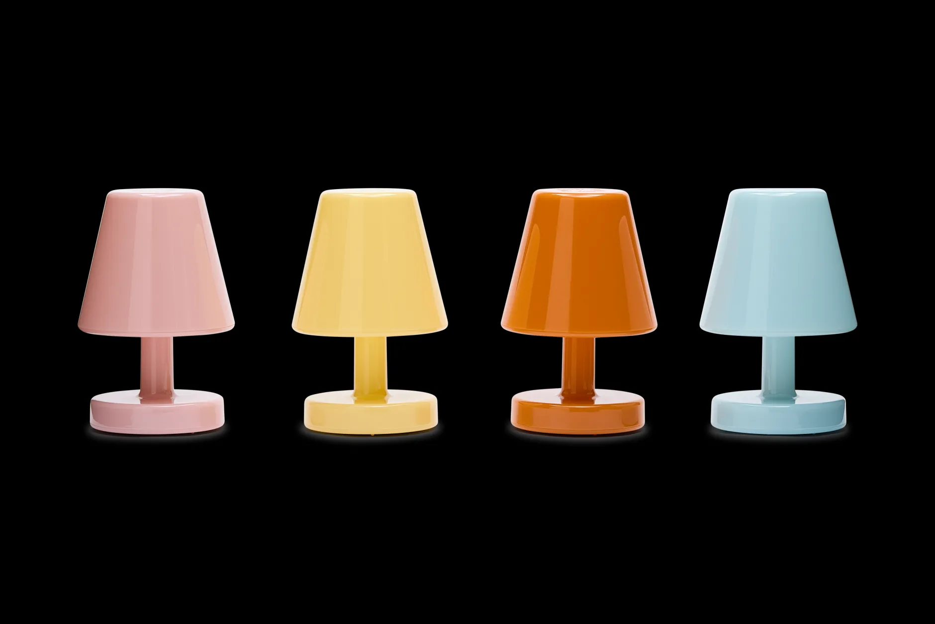 Edison The Ambiance Wiederaufladbare Lampe, blau, 16.5x16.5x25.3 cm