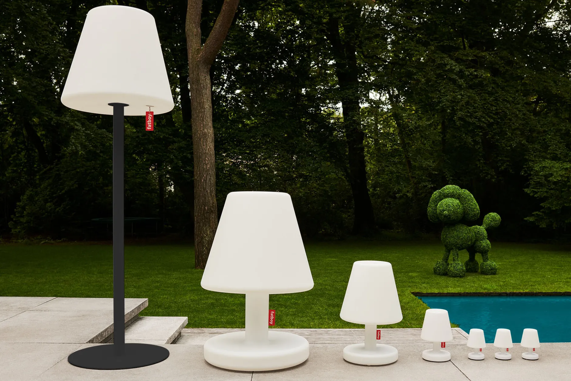 Edison the Giant Große Stehlampe, schwarz, 58x58x182 cm