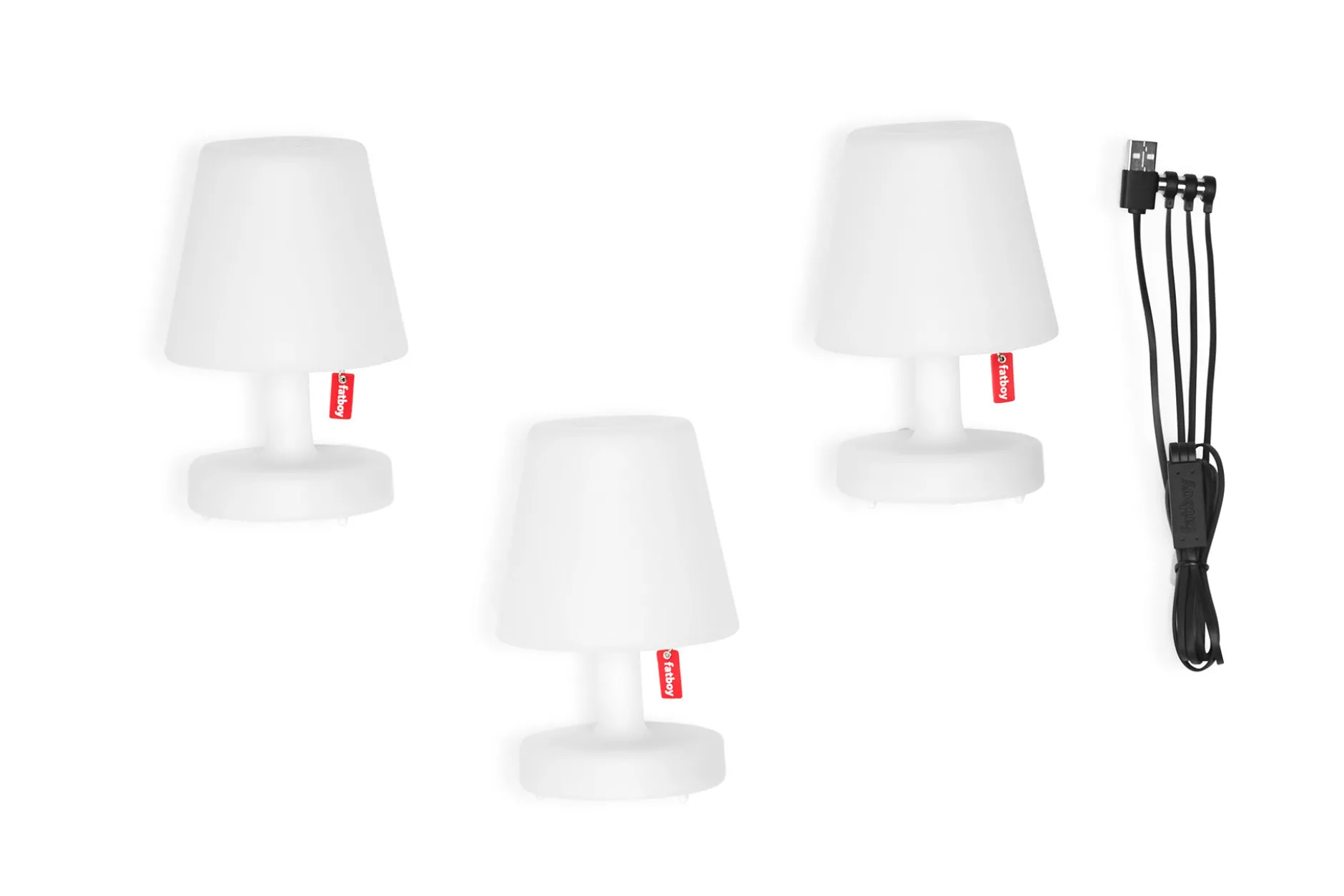 Edison the Mini Kleine wiederaufladbare Tischlampen, 9.7x15 cm