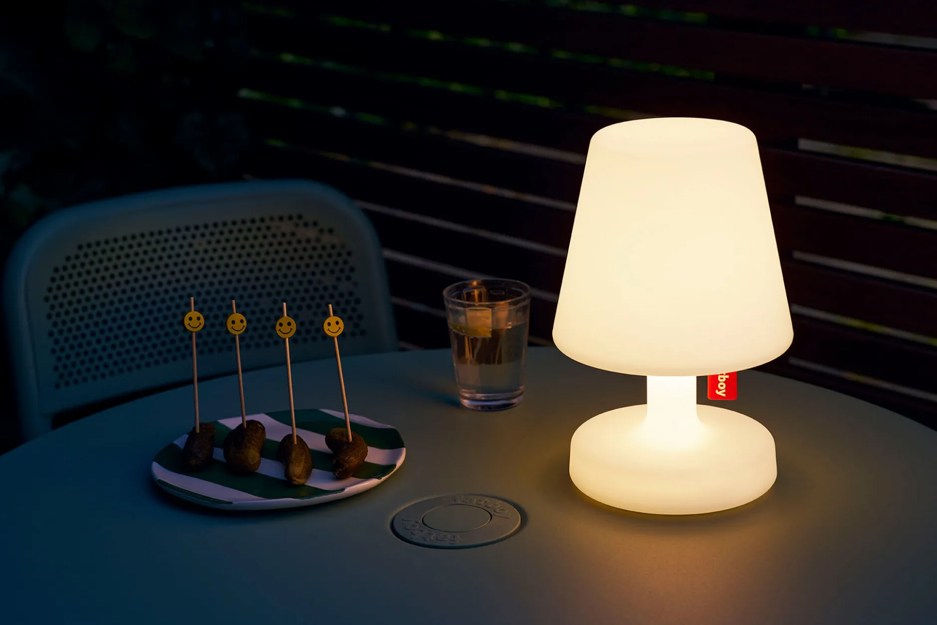 Edison the Petit Wiederaufladbare Tischlampe, 16x16x25 cm