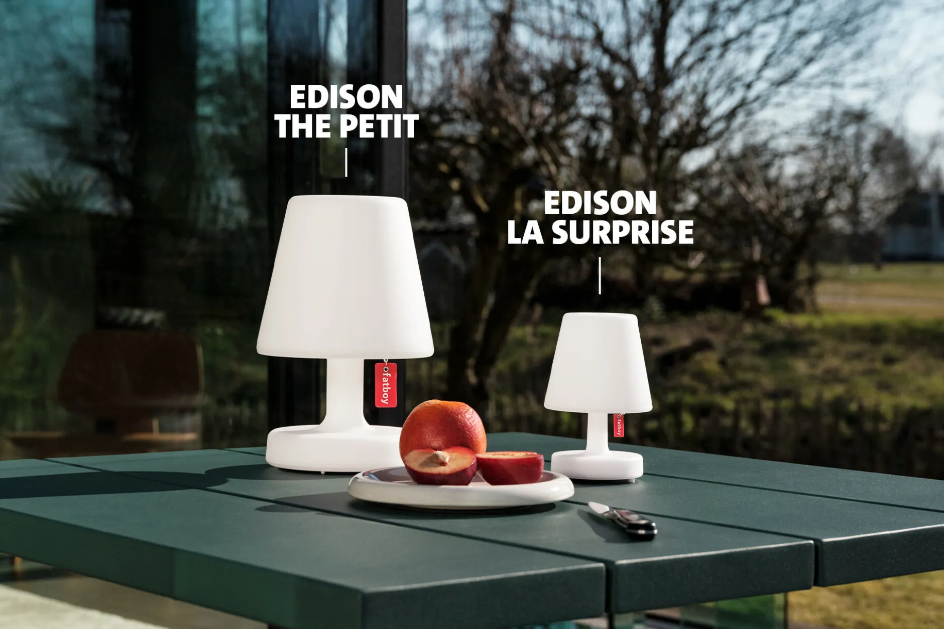 Edison the Petit Wiederaufladbare Tischlampe, 16x16x25 cm