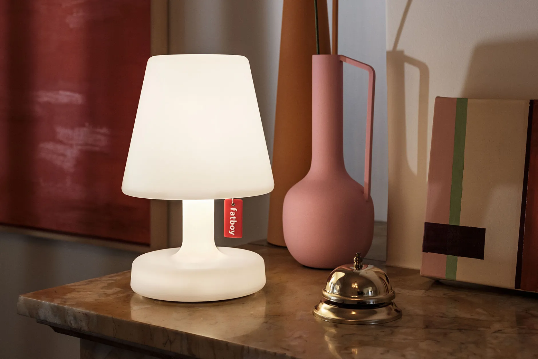 Edison the Petit Wiederaufladbare Tischlampe, 16x16x25 cm