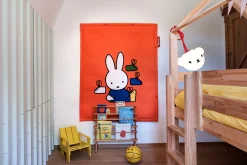 Flying Carpet x Miffy Miffy Spielteppich, orange, 180x140 cm