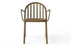 Fred's Armchair Gartenstuhl mit Armlehne, braun, 60x59.5x80.5 cm