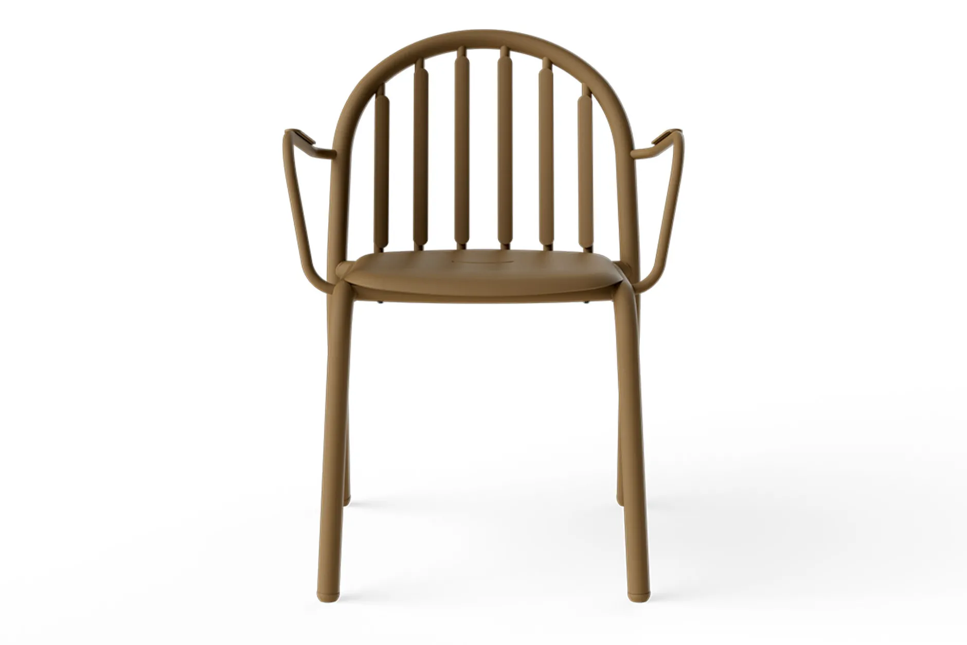Fred's Armchair Gartenstuhl mit Armlehne, braun, 60x59.5x80.5 cm