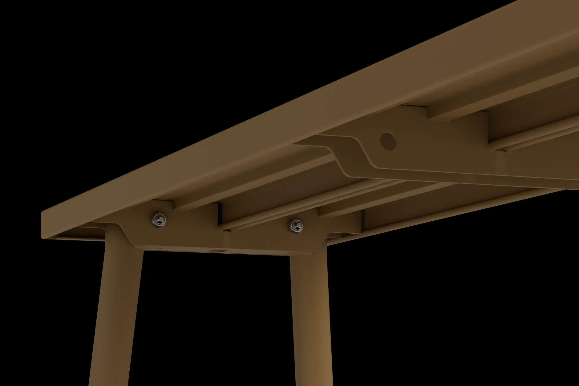 Fred's Bench Gartenbank, braun, 160x40x46.5 cm