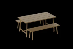 Fred's Bench Gartenbank, braun, 160x40x46.5 cm