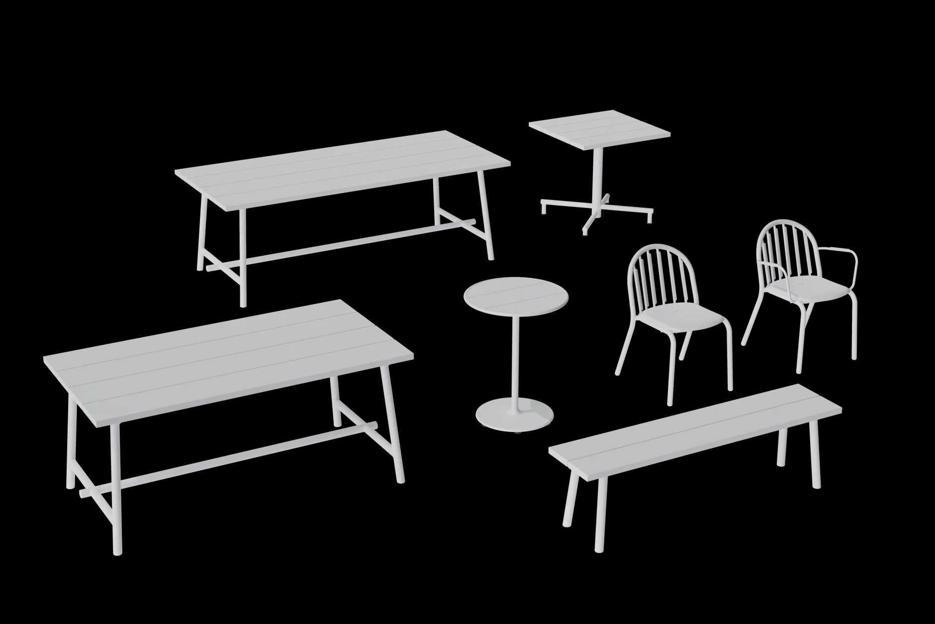 Fred's Bench Gartenbank, 160x40x46.5 cm