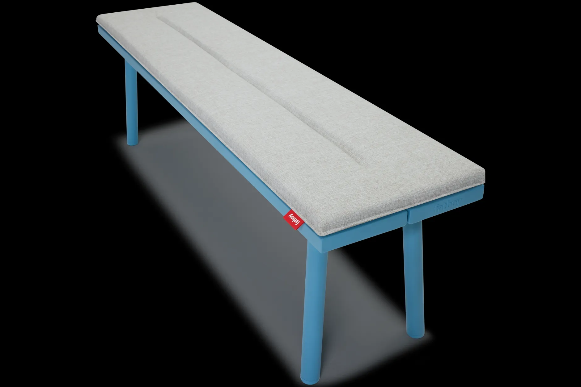 Fred's Bench Pillow Outdoor-kissen, grau, 160x40x3.5 cm