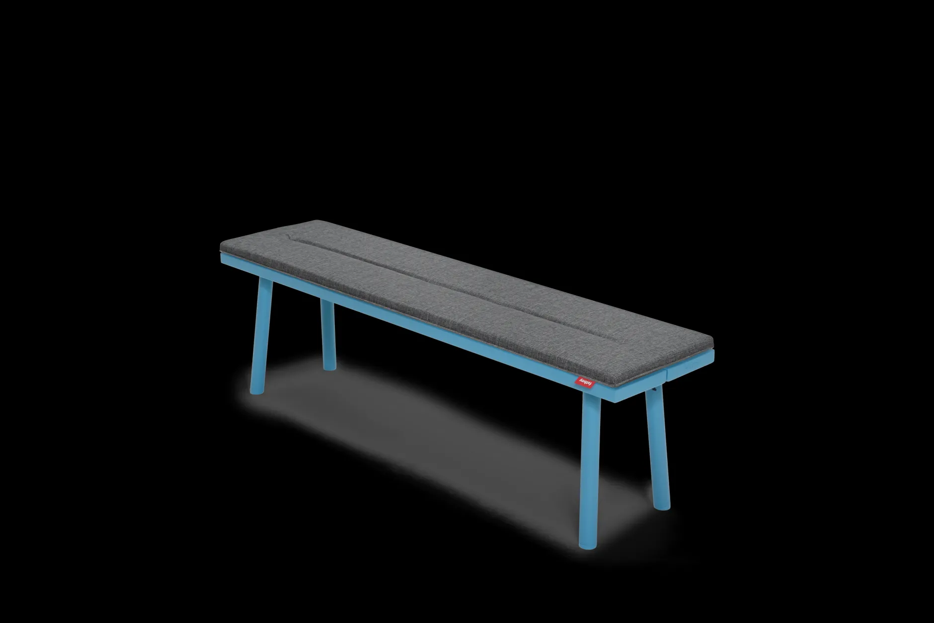 Fred's Bench Pillow Outdoor-kissen, grau, 160x40x3.5 cm