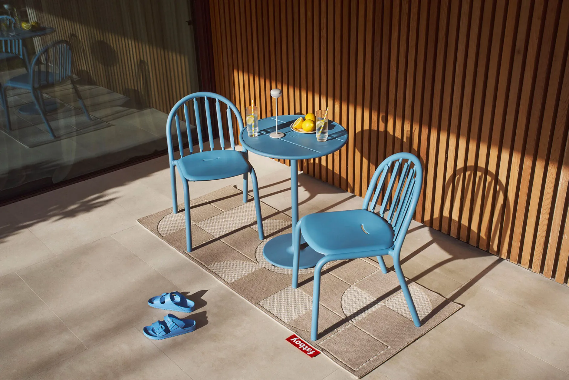 Fred's Bistreau Kleiner runder Gartentisch, 60x60x76 cm