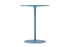 Fred's Bistreau Kleiner runder Gartentisch, blau, 60x60x76 cm